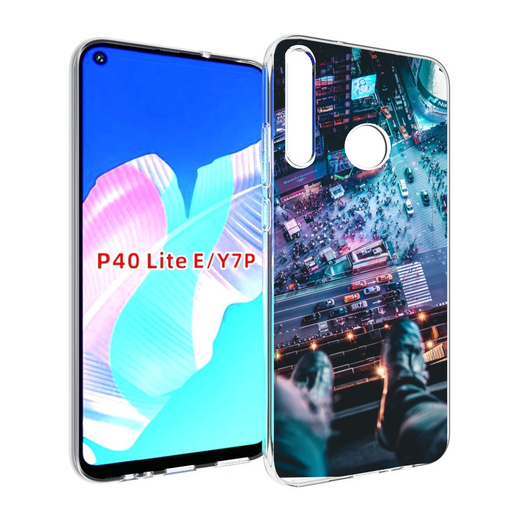 фото Чехол бампер mypads парень на крыше для huawei p40 lite e