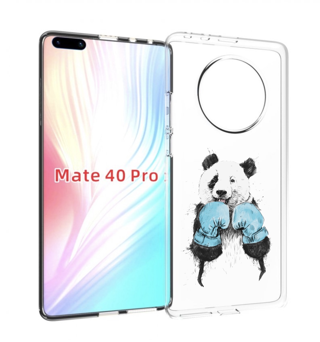 

Чехол MyPads панда боксер для Huawei Mate 40 Pro (NOH-NX9), Прозрачный, Tocco