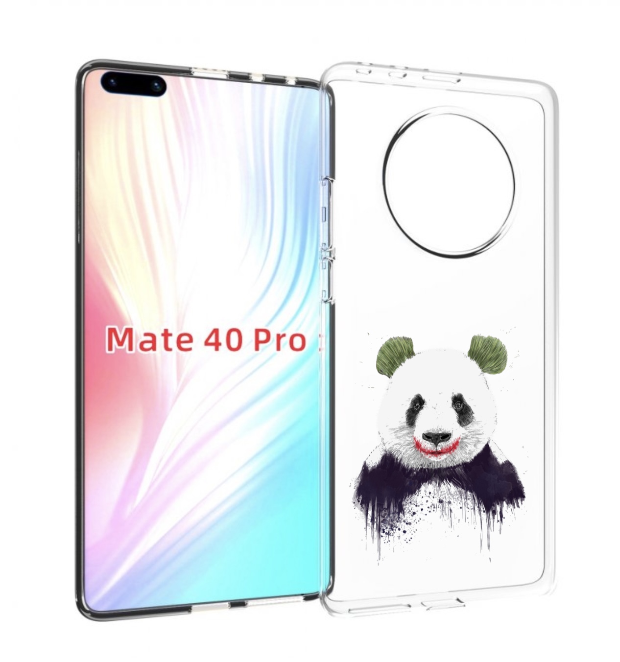 Чехол MyPads панда джокер для Huawei Mate 40 Pro (NOH-NX9)