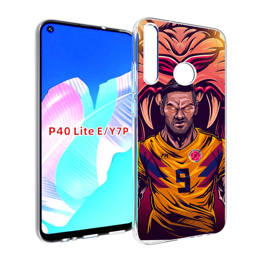 

Чехол бампер MyPads парень-тигр-красный для Huawei P40 Lite E, Прозрачный, Tocco