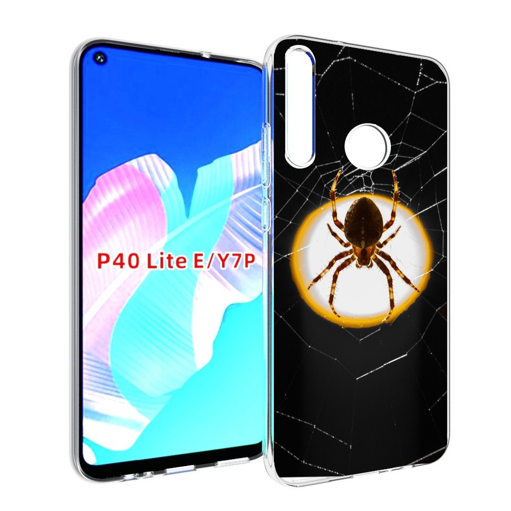 

Чехол бампер MyPads паук-с-паутинкой для Huawei P40 Lite E, Прозрачный, Tocco