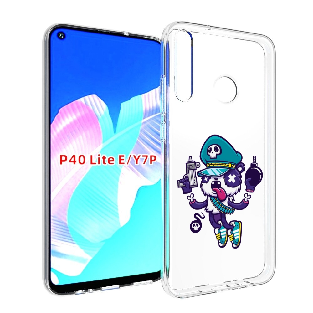 

Чехол бампер MyPads персонаж с пистолетом и бомбочкой для Huawei, Прозрачный, Tocco
