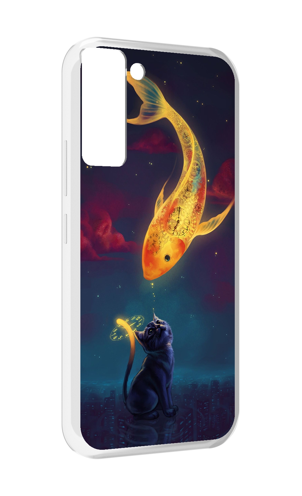 

Чехол MyPads золотая-рыбка-часовая для Tecno Pop 5 LTE / Pop 5 Pro, Прозрачный, Tocco