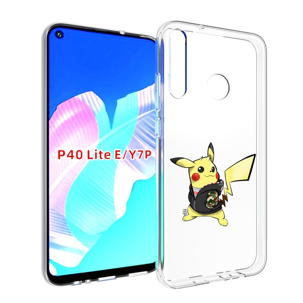 

Чехол бампер MyPads пикачу для Huawei P40 Lite E, Прозрачный, Tocco