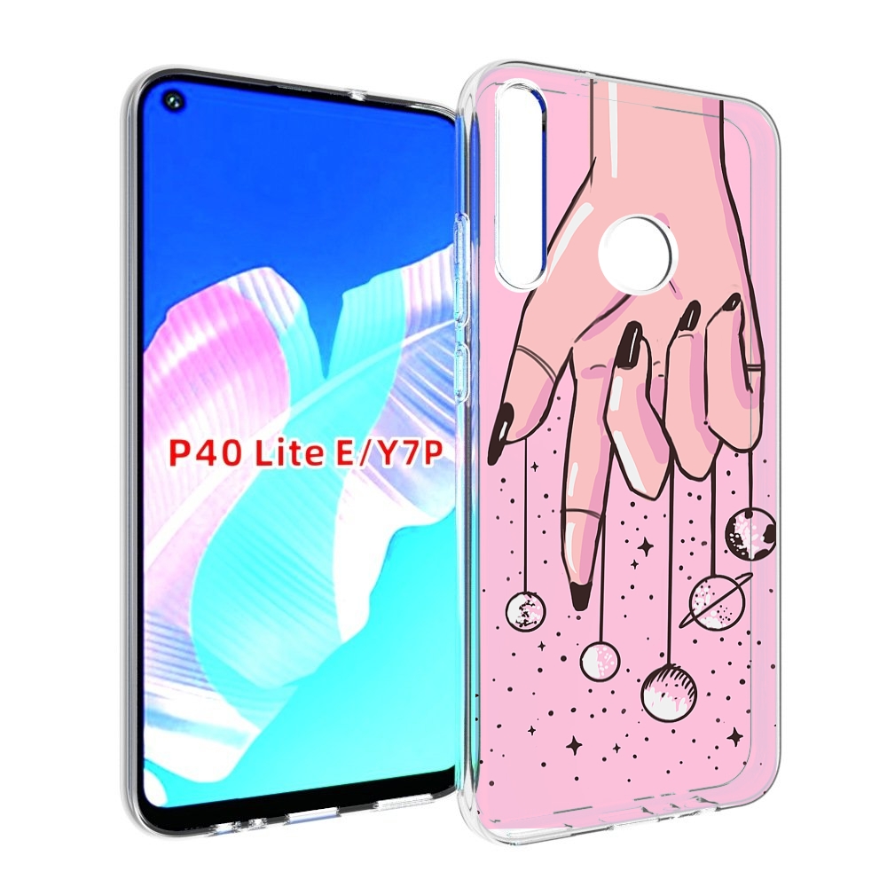 

Чехол бампер MyPads планеты-на-пальцах для Huawei P40 Lite E, Прозрачный, Tocco