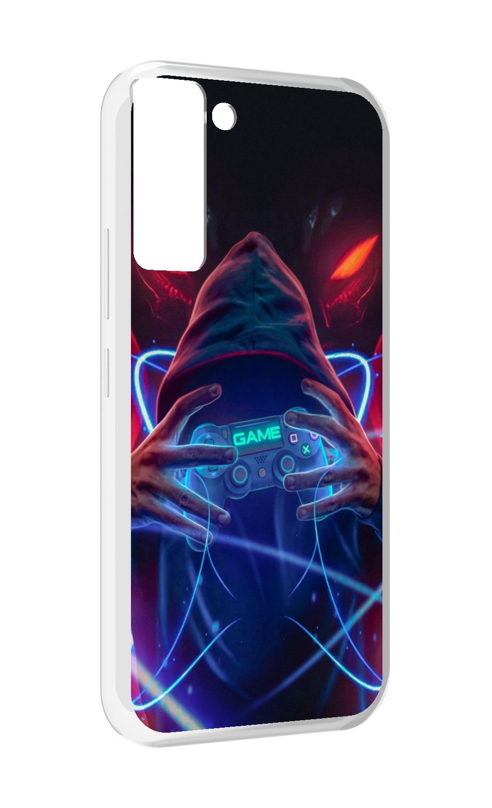 Чехол MyPads игра джойстик неоновый фон для Tecno Pop 5 LTE / Pop 5 Pro