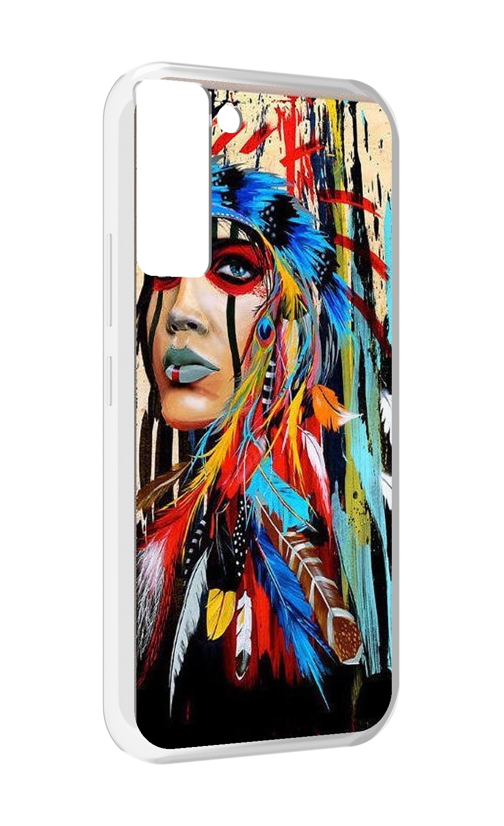 

Чехол MyPads индеец расписной для Tecno Pop 5 LTE / Pop 5 Pro, Прозрачный, Tocco