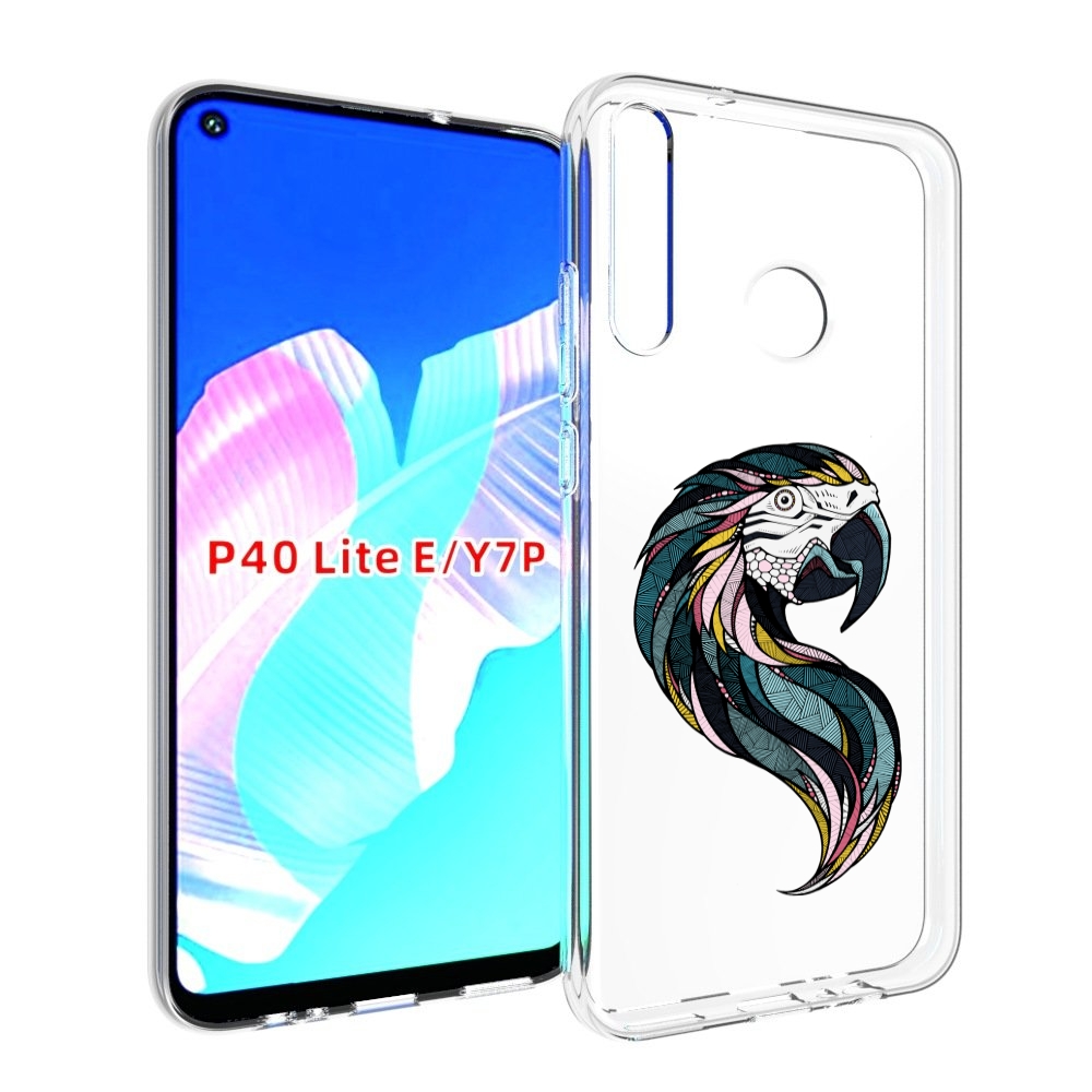 

Чехол бампер MyPads полупопугай для Huawei P40 Lite E, Прозрачный, Tocco