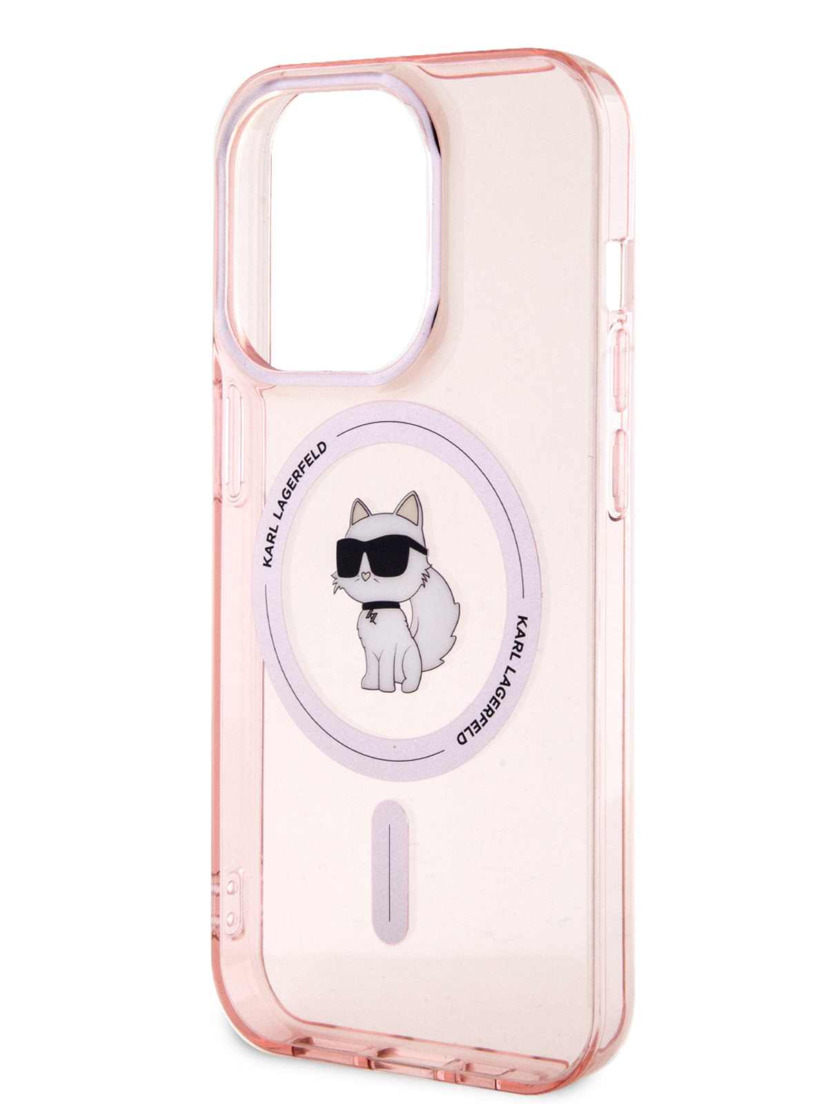 

Чехол Karl Lagerfeld для iPhone 15 Pro Max с MagSafe NFT Choupette Hard Pink, Розовый