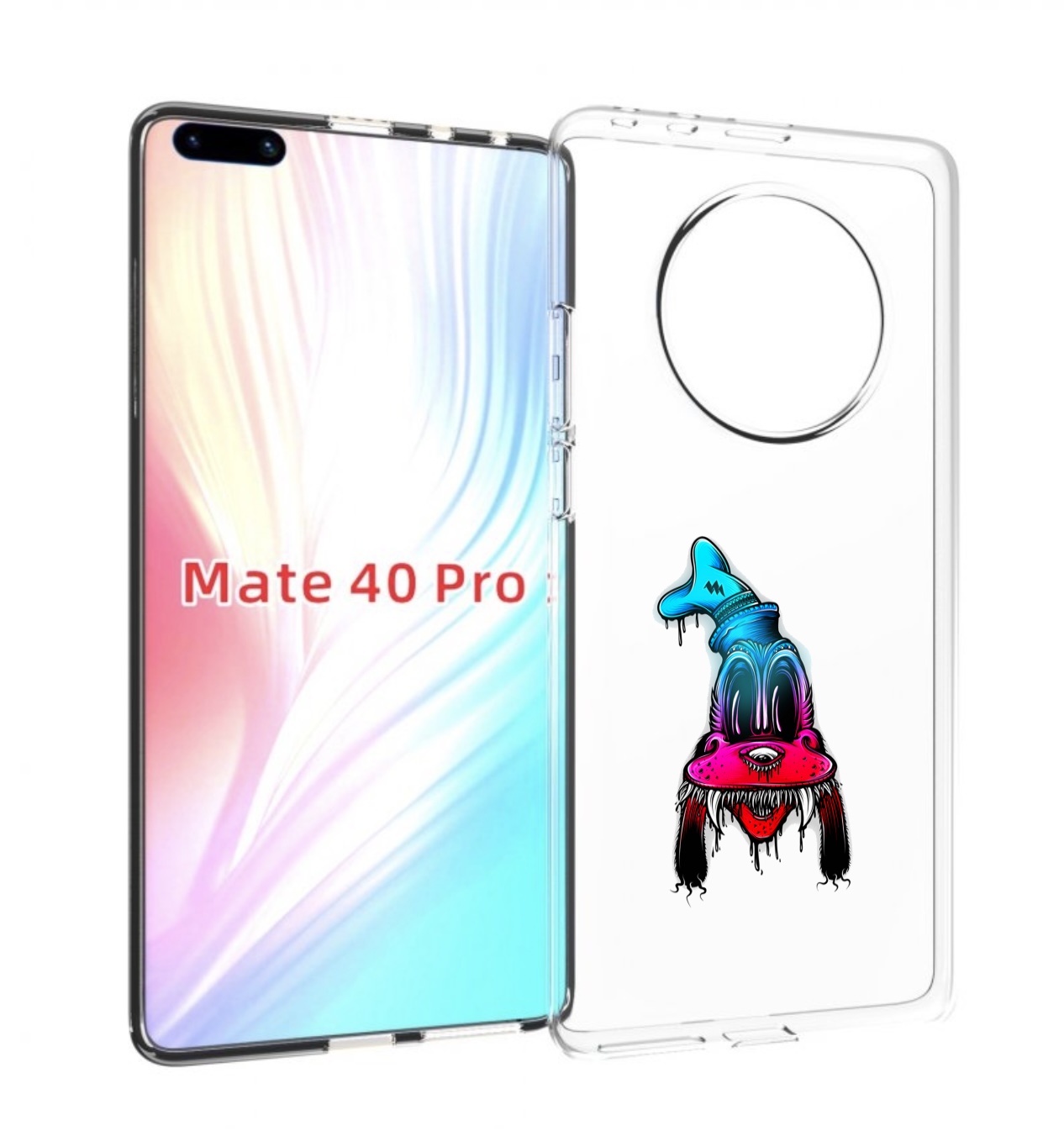 

Чехол MyPads Гуффи для Huawei Mate 40 Pro (NOH-NX9), Прозрачный, Tocco