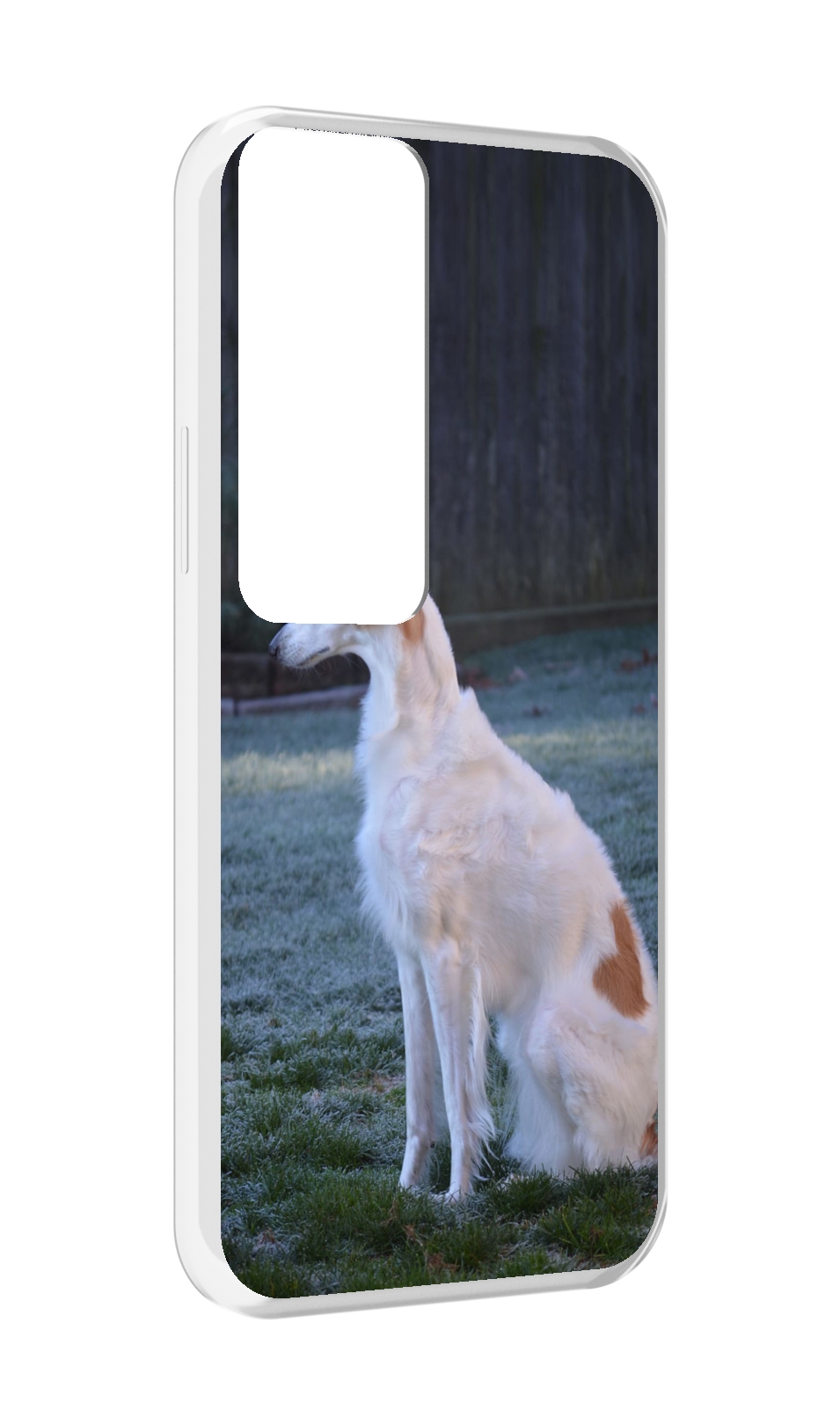 

Чехол MyPads русская псовая борзая для Tecno Pova Neo 2, Прозрачный, Tocco