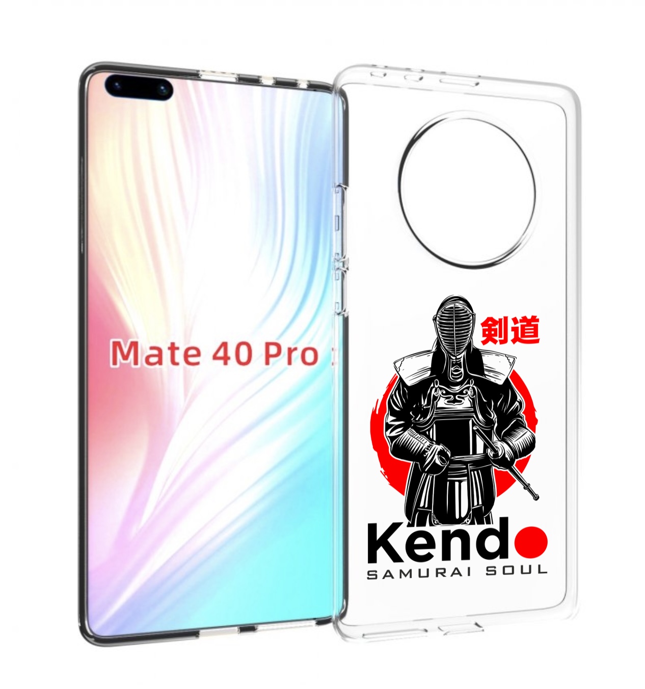 

Чехол MyPads рисованый самурай для Huawei Mate 40 Pro (NOH-NX9), Прозрачный, Tocco