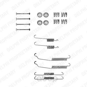 Рем.К-Кт Пружин Для Задних Барабанных Колодок Delphi Ly1102