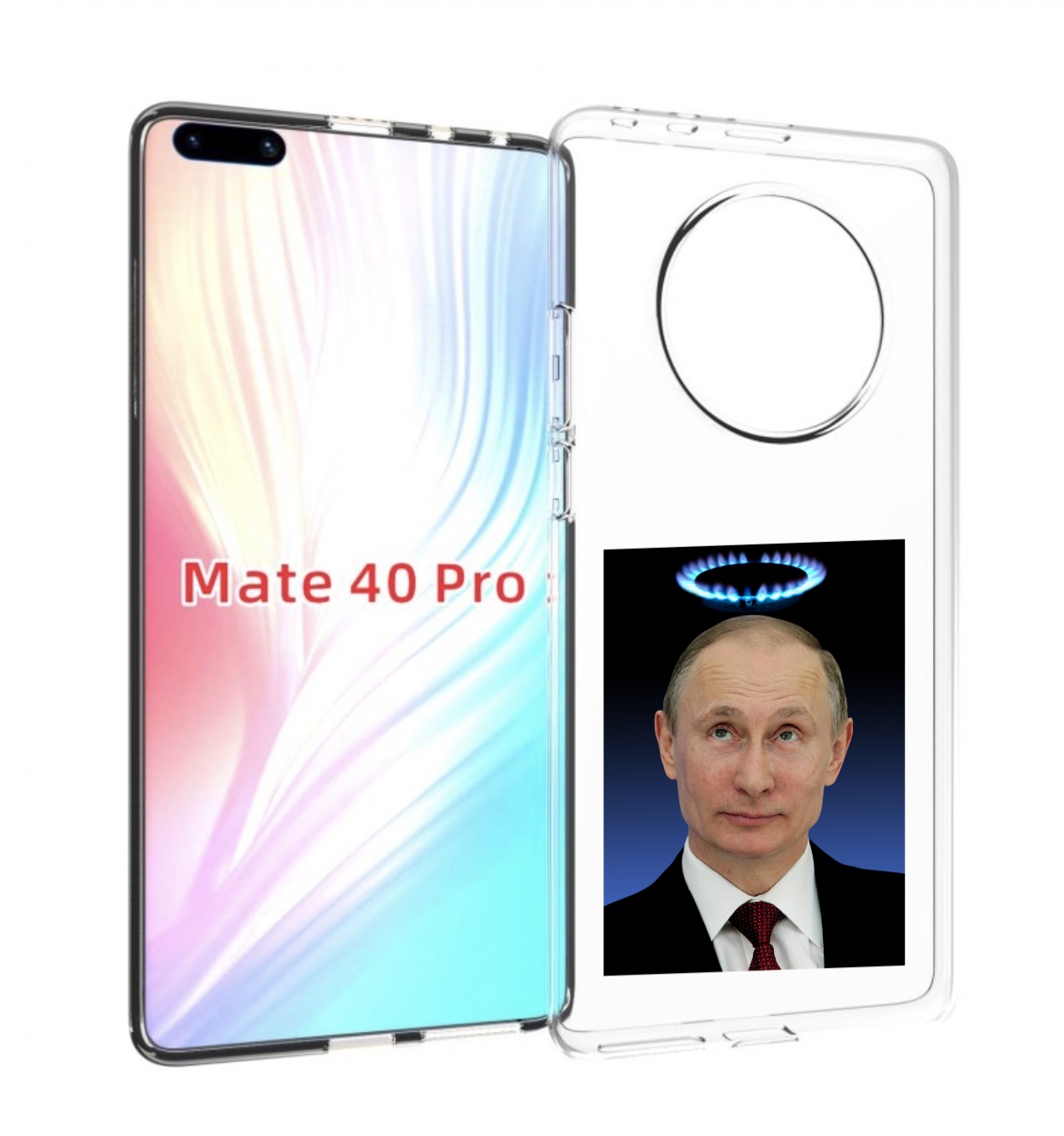 

Чехол MyPads святой газ для Huawei Mate 40 Pro (NOH-NX9), Прозрачный, Tocco