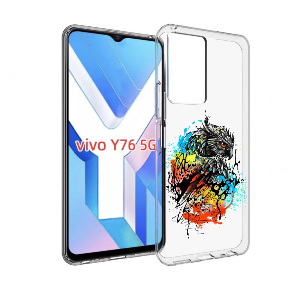 

Чехол MyPads Творческая сова для Vivo Y76 5G, Прозрачный, Tocco