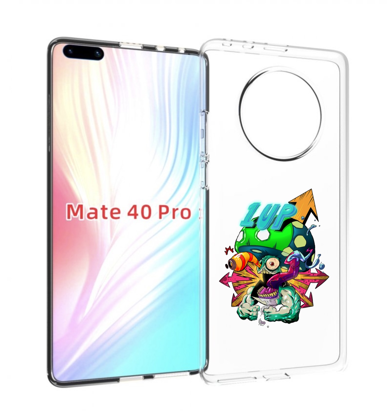 

Чехол MyPads сильный гриб абстракция для Huawei Mate 40 Pro (NOH-NX9), Прозрачный, Tocco