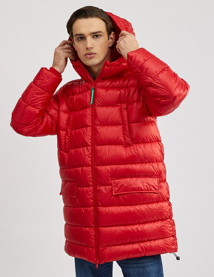 фото Куртка мужская united colors of benetton 21a_29eh53hd8 красная m