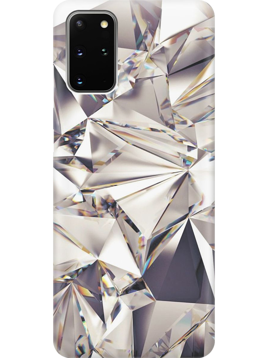 

Силиконовый чехол на Samsung Galaxy S20+ с принтом "Алмазные грани", Прозрачный;серый;черный, 722628531
