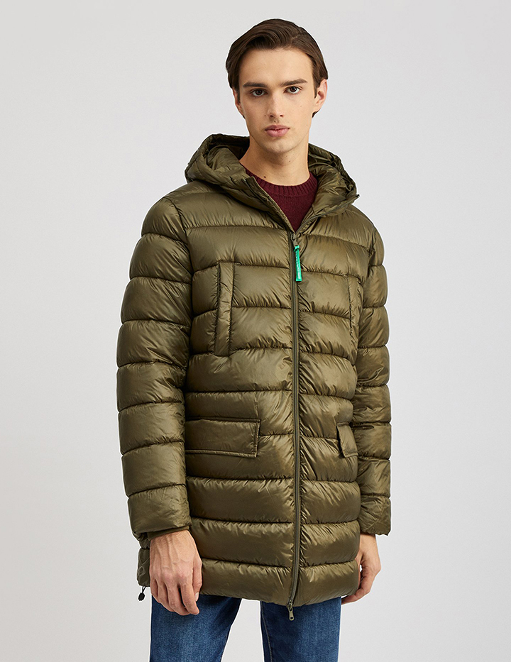 

Куртка мужская United Colors of Benetton 21A_29EH53HD8 зеленая M, 21A_29EH53HD8