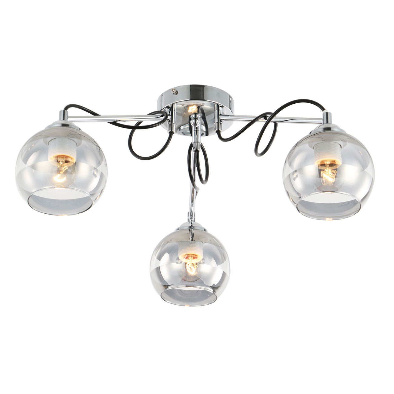 фото Потолочный светильник escada 1179/3p e27*60w chrome escada light