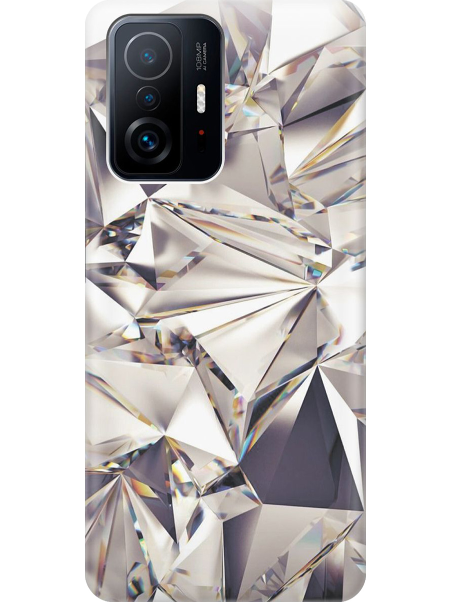 

Силиконовый чехол на Xiaomi 11T / 11T Pro с принтом "Алмазные грани", Прозрачный;серый;черный, 732395231
