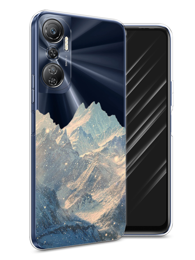 

Чехол Awog на Infinix Hot 20 4G "Горы арт 2", Серый, 3103150-1
