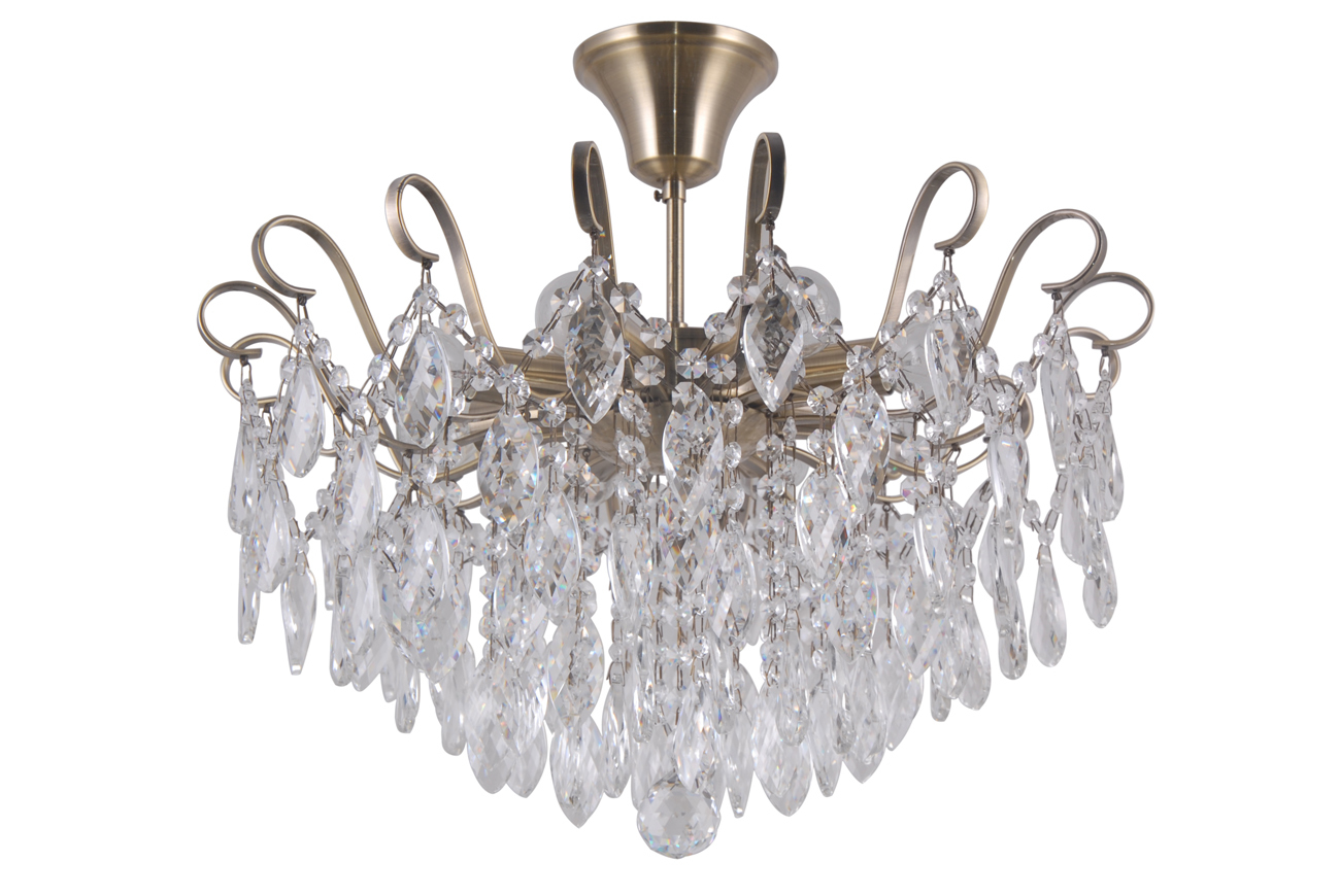 фото Потолочный светильник escada 664/8p e14*40w antique brass escada light