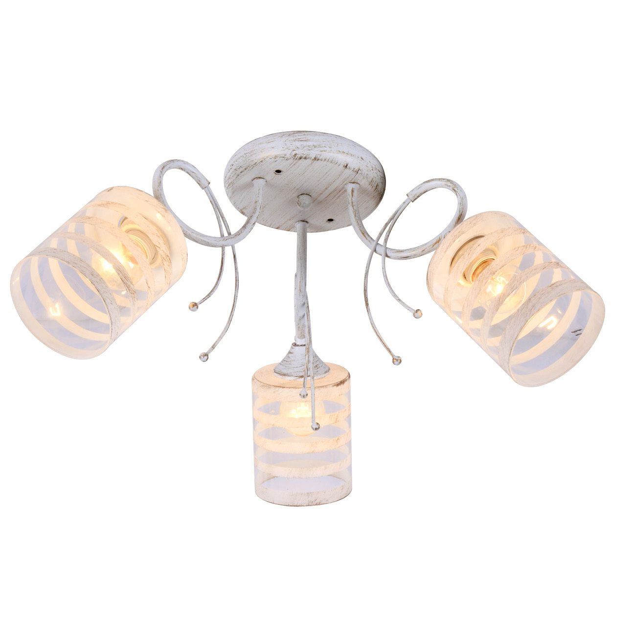 фото Потолочный светильник escada 681/3pl е27*60w antique white escada light