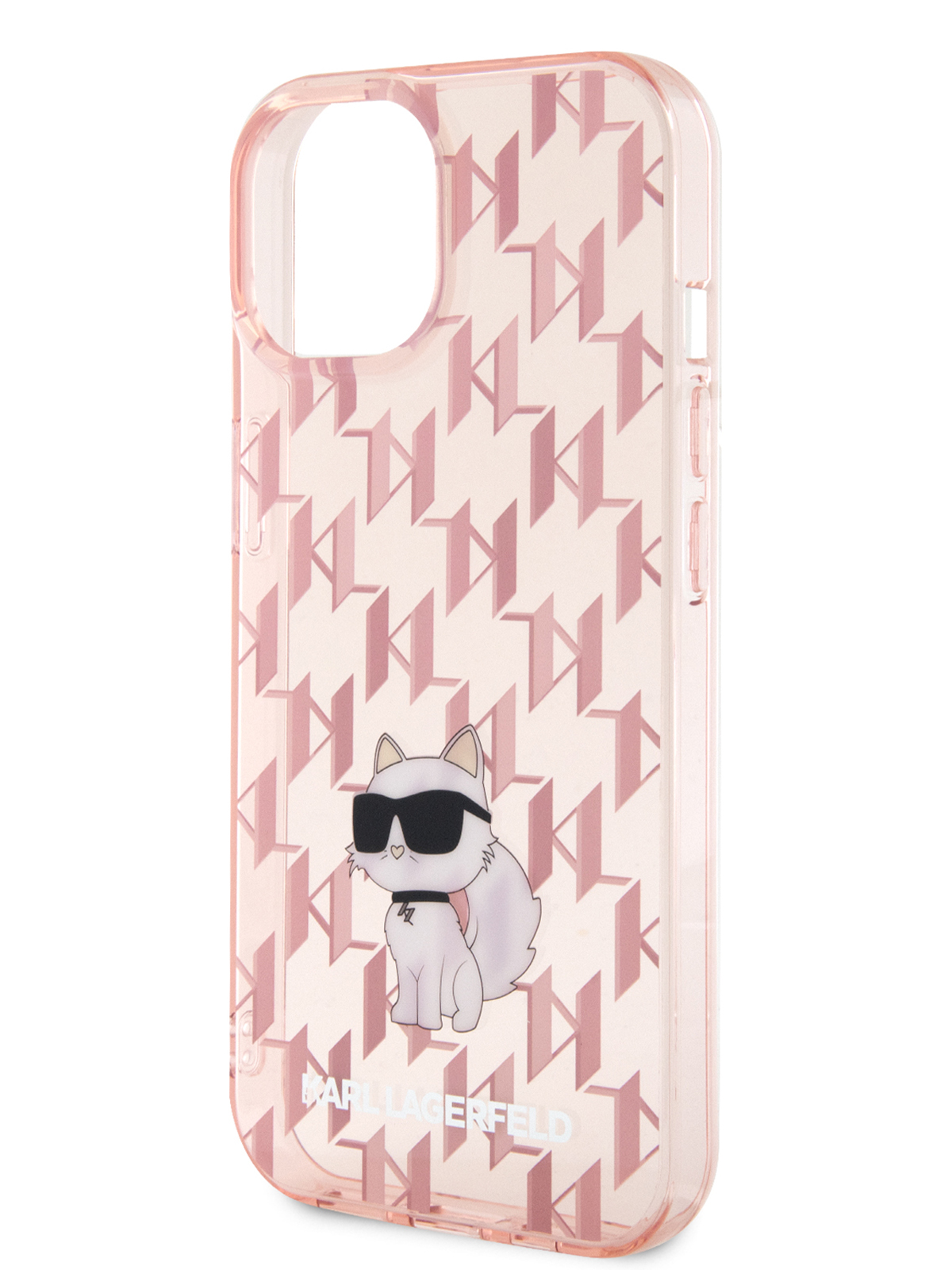 

Чехол Karl Lagerfeld для iPhone 15 Monogram NFT Choupette Pink