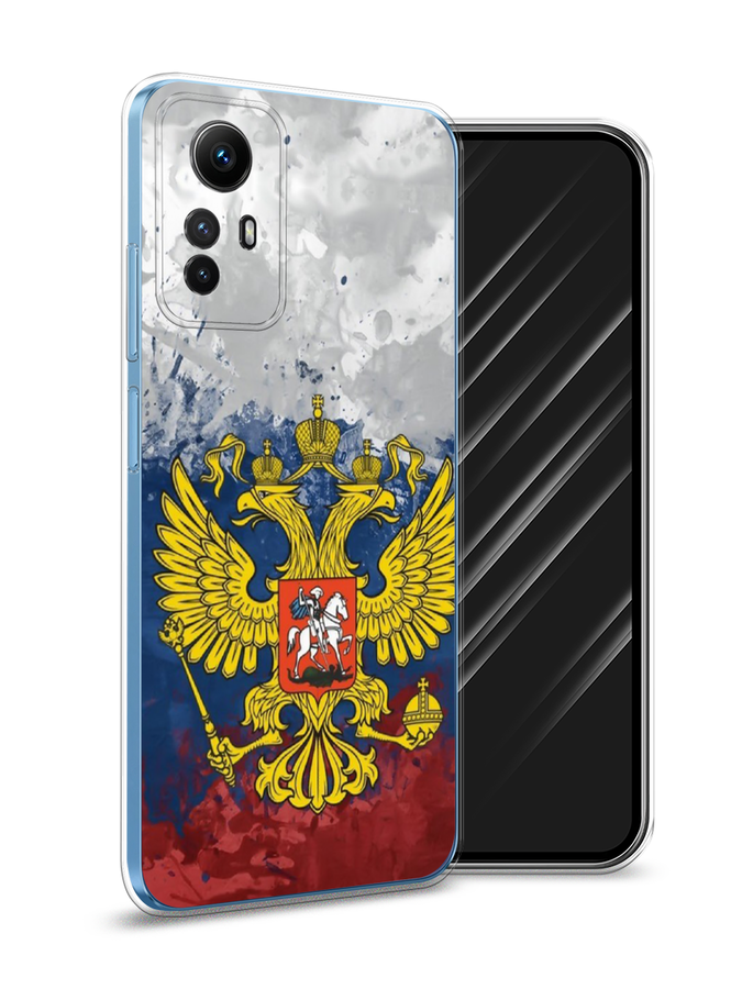 

Чехол Awog на Xiaomi Redmi Note 12S "РФ", Белый;синий;красный, 318950-1