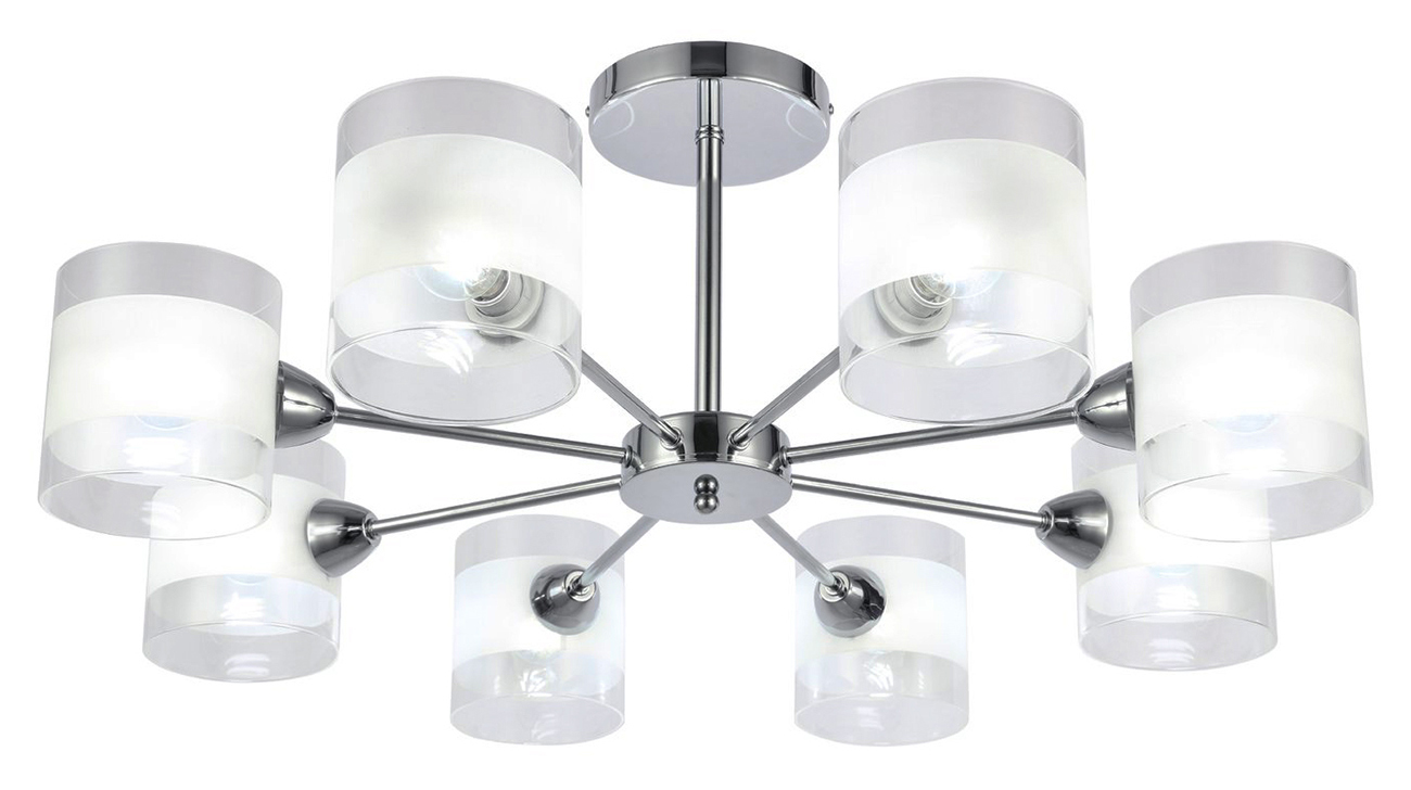 фото Потолочный светильник escada 681/8p e14*40w chrome escada light