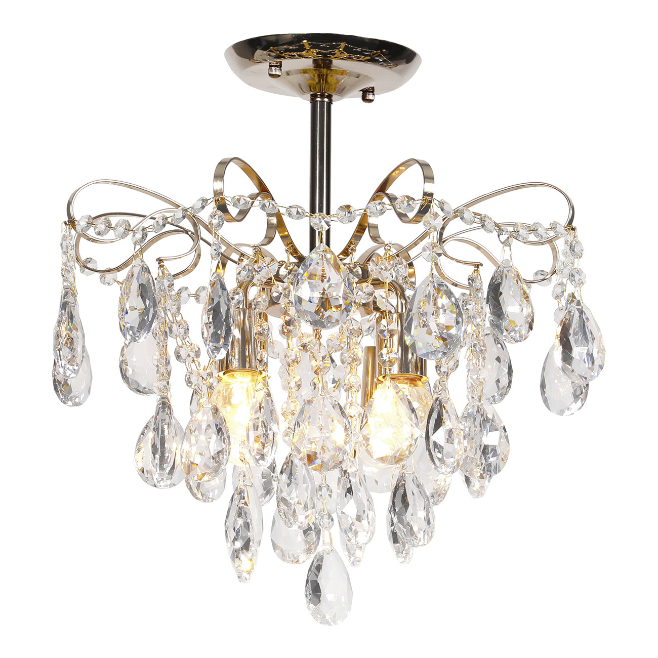 фото Потолочный светильник escada 682/4pl е27*60w gold escada light