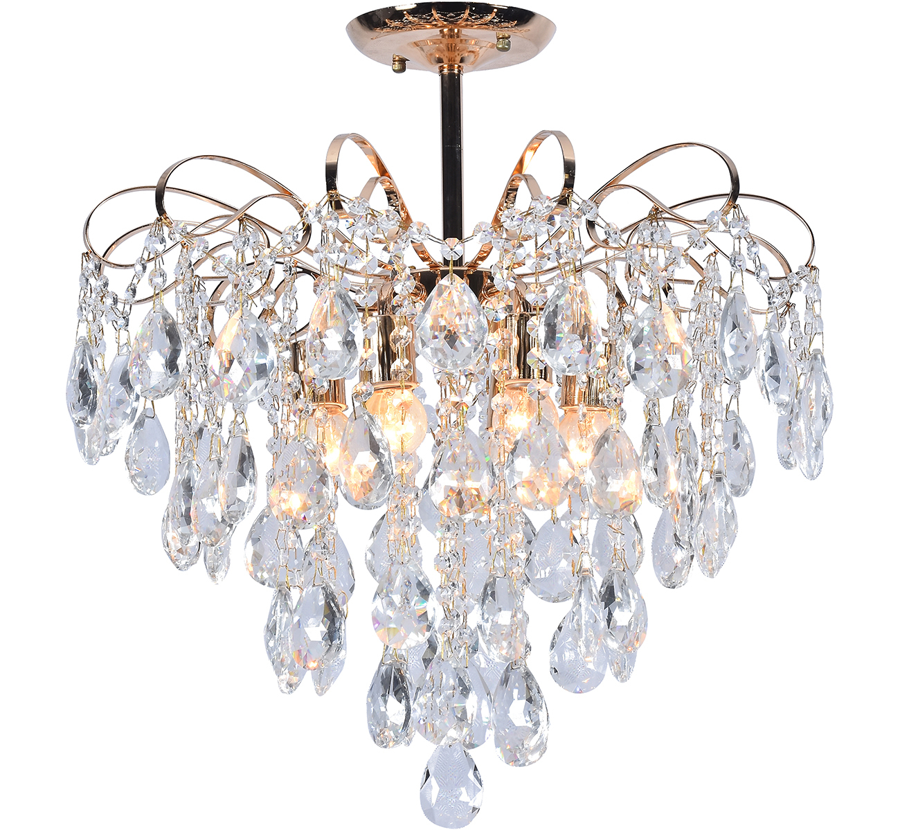 фото Потолочный светильник escada 682/6pl е27*60w gold escada light