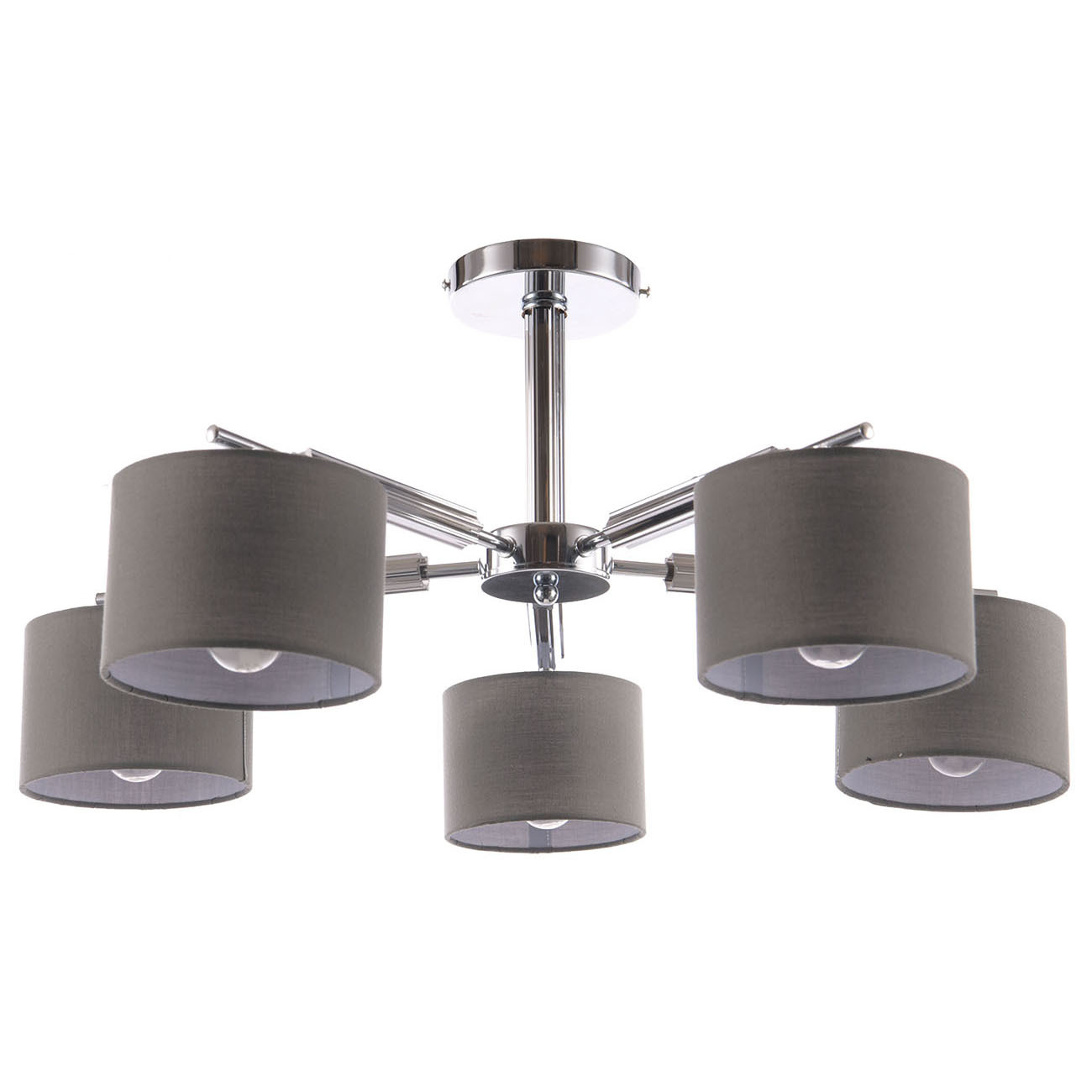 

Потолочный светильник Escada 700/5P E27*60W Chrome/Grey