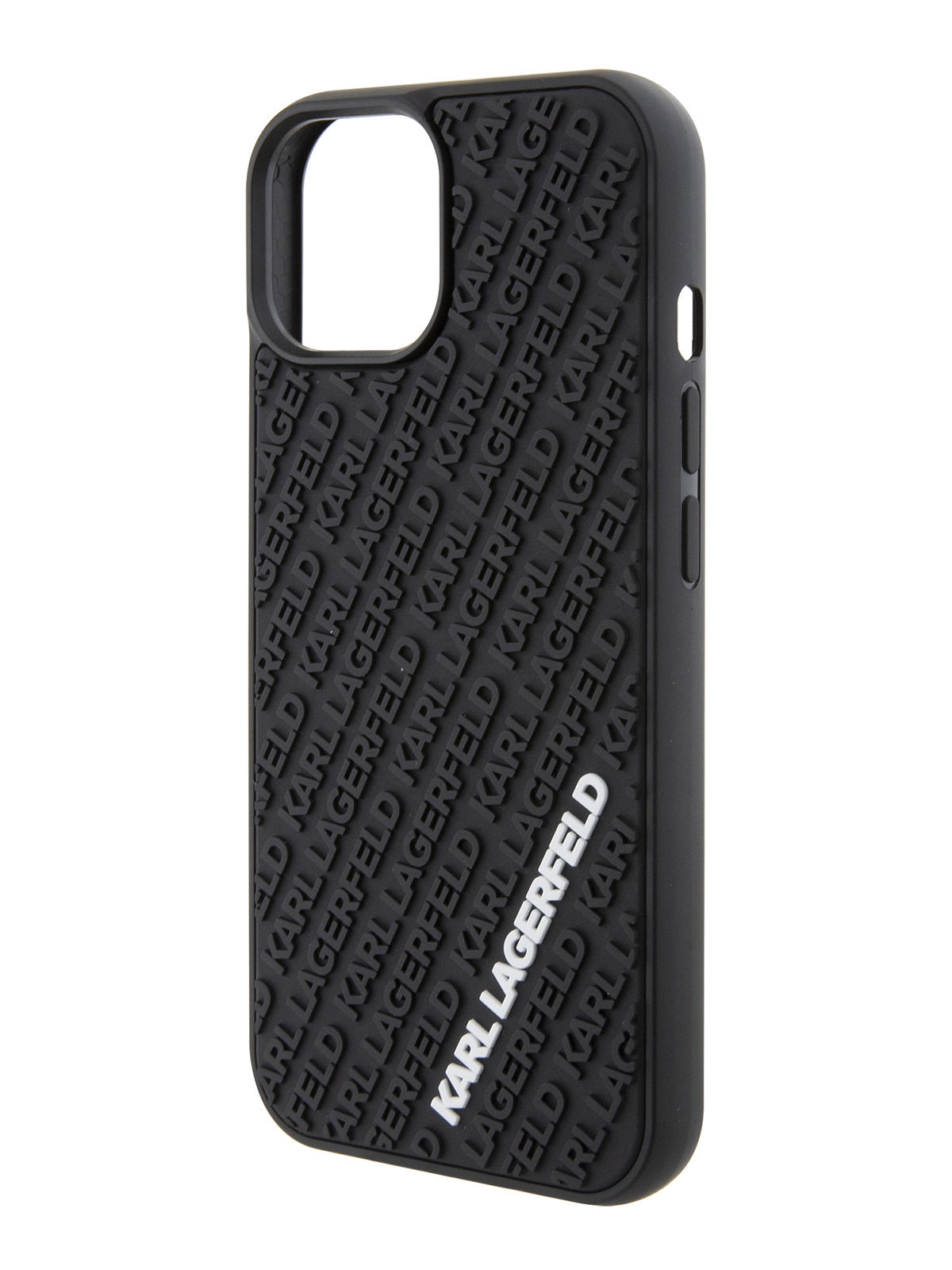 Чехол Karl Lagerfeld для iPhone 15 Multi Logo Hard Black