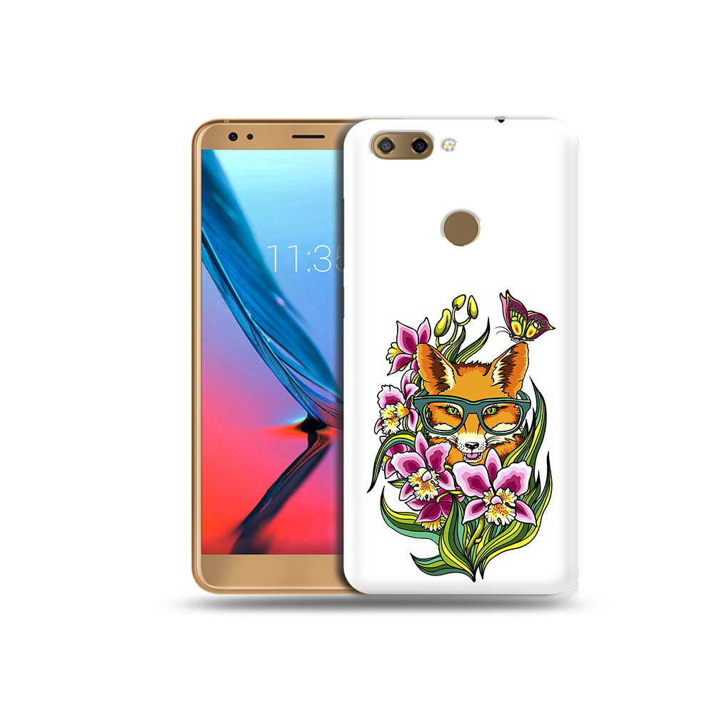 

Чехол MyPads Tocco для ZTE Blade V9 Лиса в цветах (PT106427.464.108), Прозрачный, Tocco