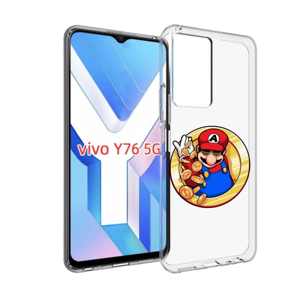 

Чехол MyPads богатый марио для Vivo Y76 5G, Прозрачный, Tocco