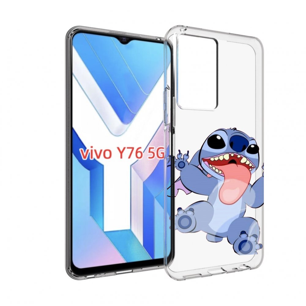 

Чехол MyPads большой-стич для Vivo Y76 5G, Прозрачный, Tocco