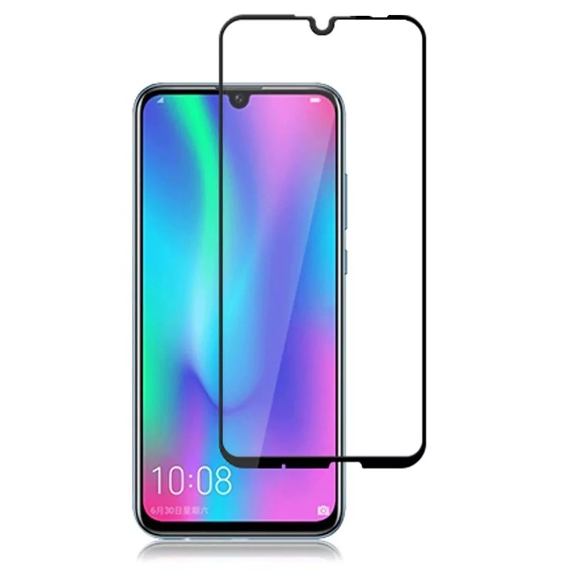 

Защитное стекло для Huawei Honor 10i полное покрытие, черный