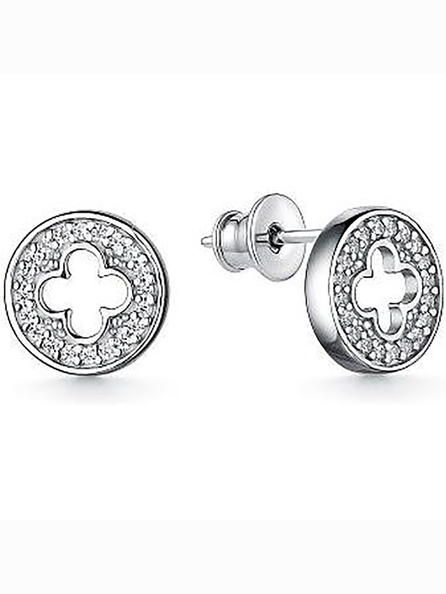

Серьги с 40 фианитами из серебра Алкор серебро 02-2670_00КЦ-00, 02-2670_00КЦ-00