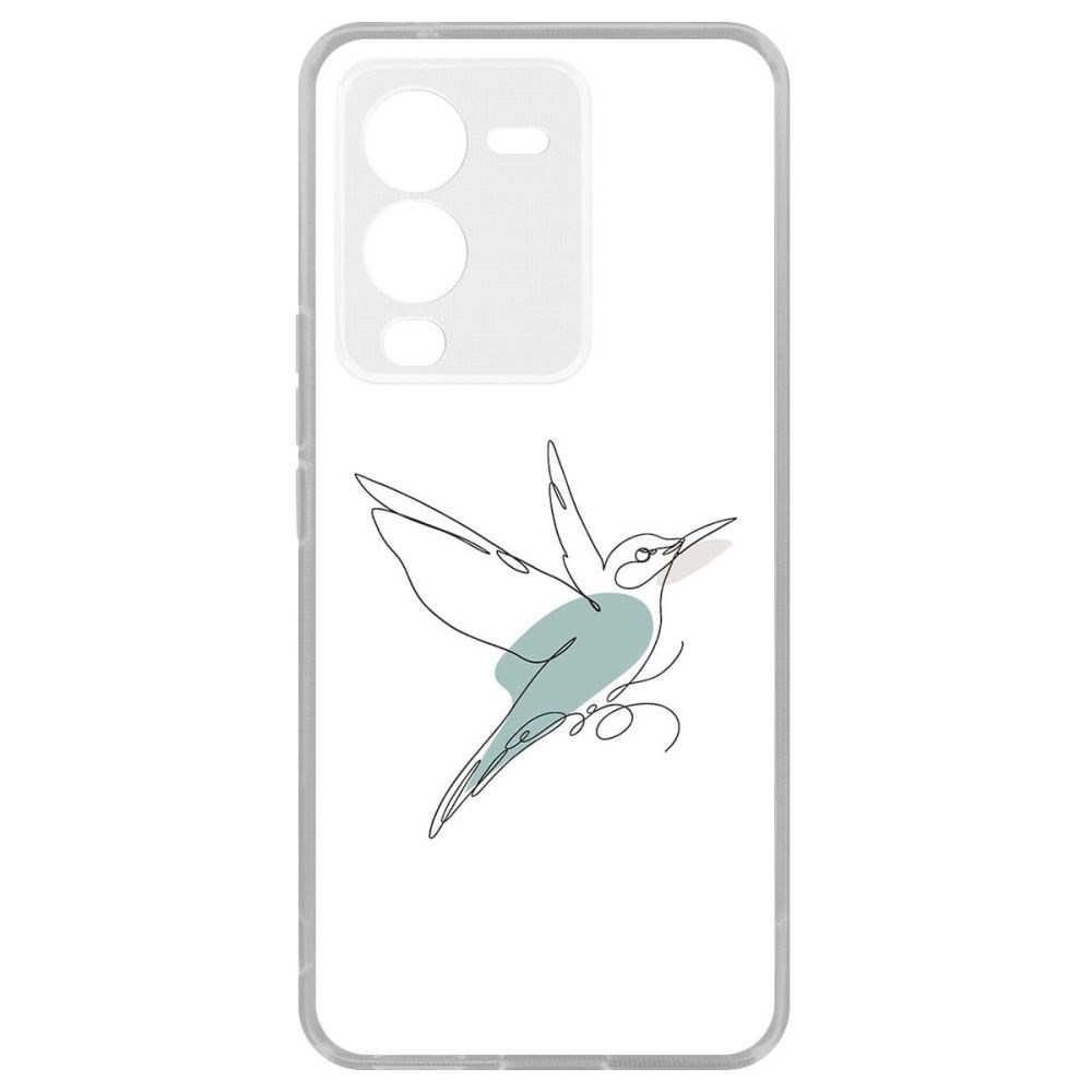 

Чехол-накладка Кейс Легкость для Vivo V25 Pro, Прозрачный