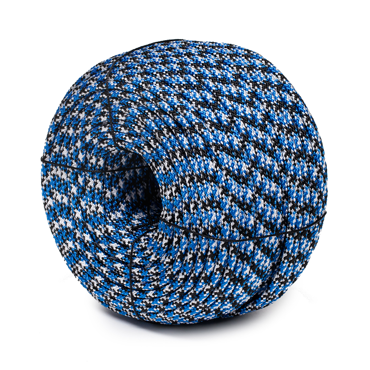 Шнур плетеный Аква Спорт 6.0 мм, разноцветный, 600 кг, 100 м шнур зубр полиамидный плетеный повышенной нагрузки без сердечника d 5 катушка 700м