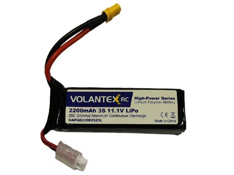 

Аккумулятор Li-Po 2200mAh, 11,1V XT60 для катера Volantex RC Vector SR65, PB3112