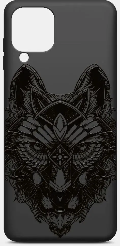 

Чехол (клип-кейс) BORASCO ArtWorks для Samsung Galaxy A22/M22, черный/рисунок [51079], ArtWorks