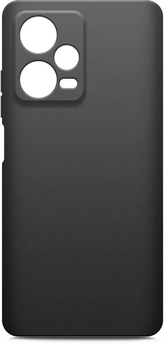 

Чехол (клип-кейс) BORASCO 71749 для Xiaomi Redmi Note 12 Pro+, черный, 71749
