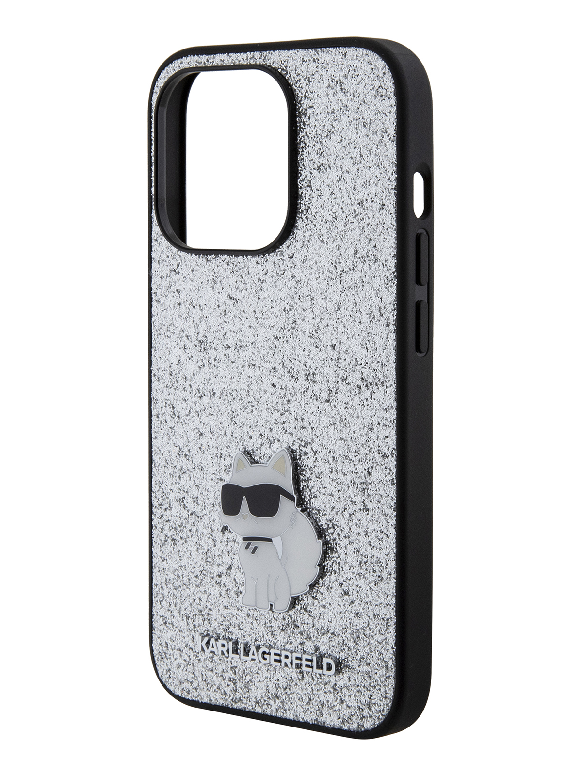 Чехол Karl Lagerfeld для iPhone 15 Pro Hard Silver