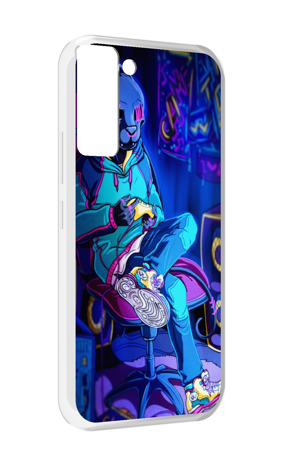 

Чехол MyPads киберпанк игрок для Tecno Pop 5 LTE / Pop 5 Pro, Прозрачный, Tocco