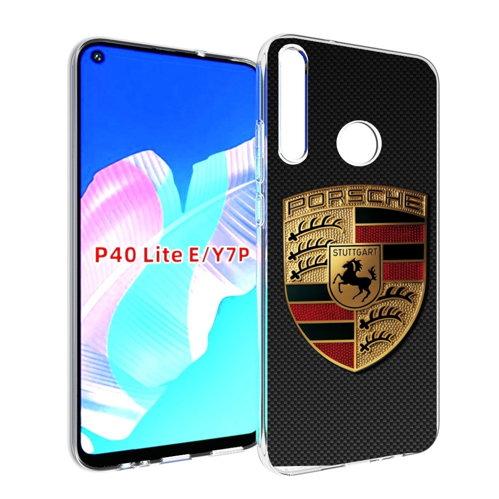 

Чехол бампер MyPads порш porsche 1 для Huawei P40 Lite E, Прозрачный, Tocco