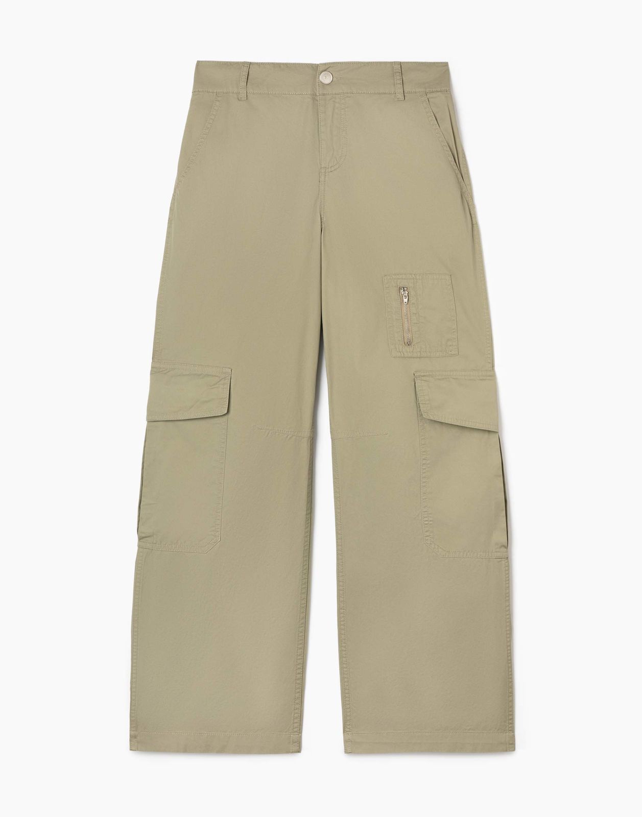 

Брюки Gloria Jeans GPT009561 хаки XL/170 женские, Бежевый, GPT009561