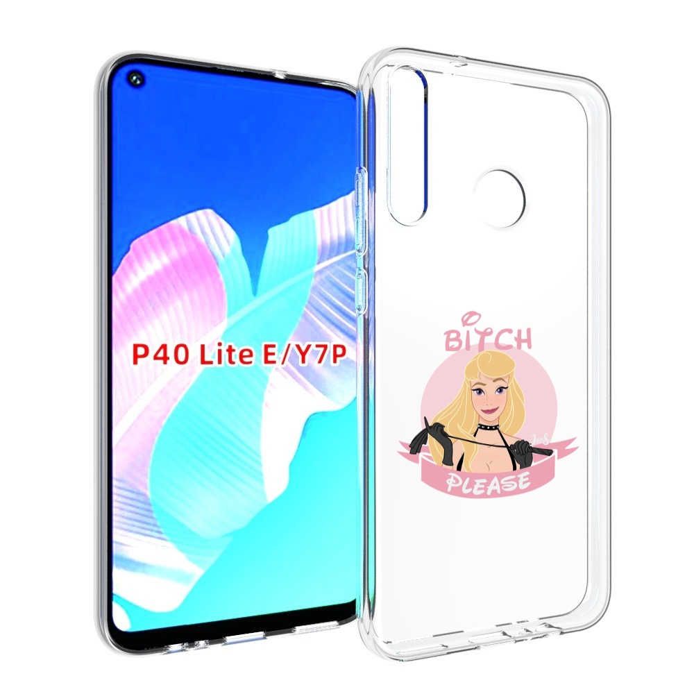 

Чехол бампер MyPads принцесса-аврора женский для Huawei P40 Lite, Прозрачный, Tocco